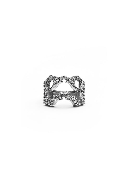 INITIAL RING - SILVER