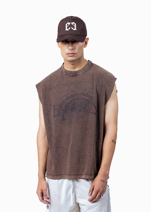 RELIC TANK - BROWN WASHED